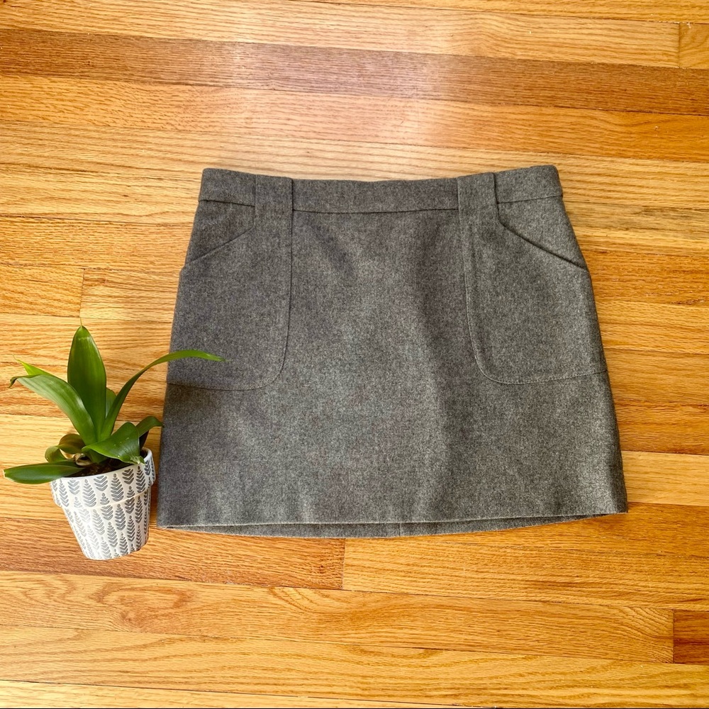 J. Crew Size 8 Wool Skirt